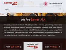 Tablet Screenshot of garnet-usa.com